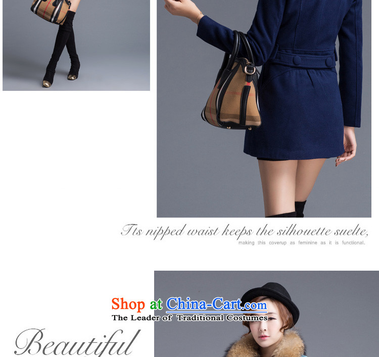 Gross? 2015 autumn and winter coats female new woolen coats in long? 